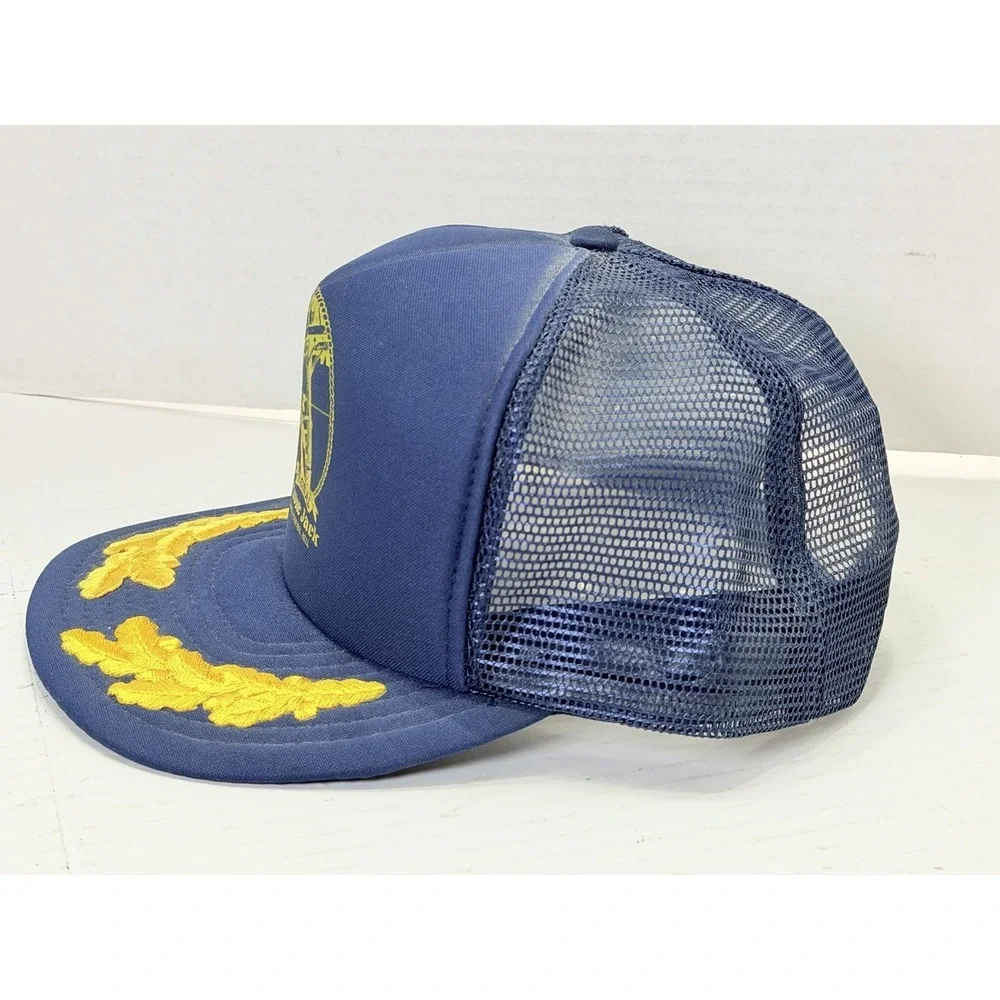 Vintage South Central Bell Phone Jack Trucker Hat Lineman Cap Taiwan R.O.C. Blue